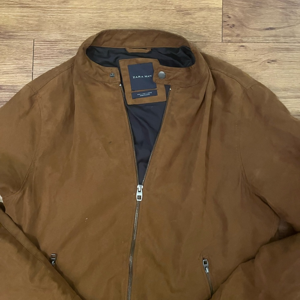 Zara Man Brown Suede - Style Jacket